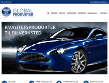 Tablet Screenshot of globalprodukter.no